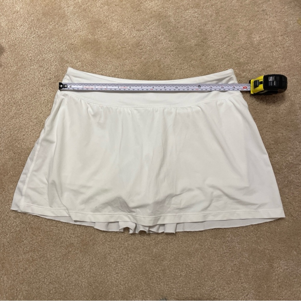 0683 Arrow White Skort Tennis Golf Pickleball Basic Comfortable Womens M